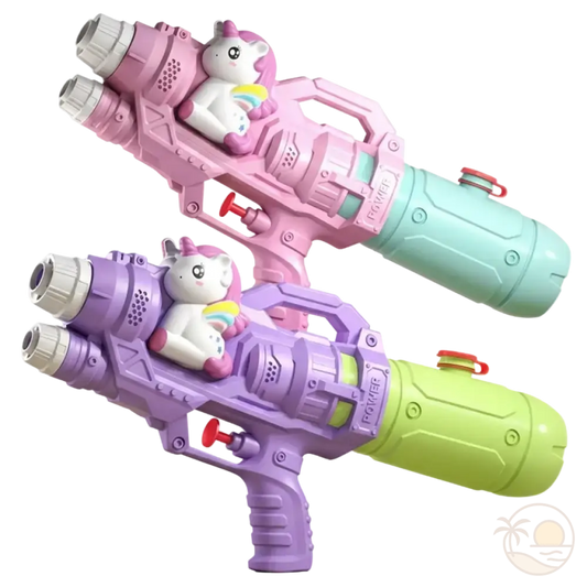 pistolets a eau licorne rose violet