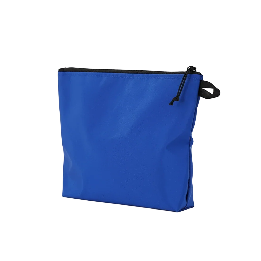 pochette de plage bleu