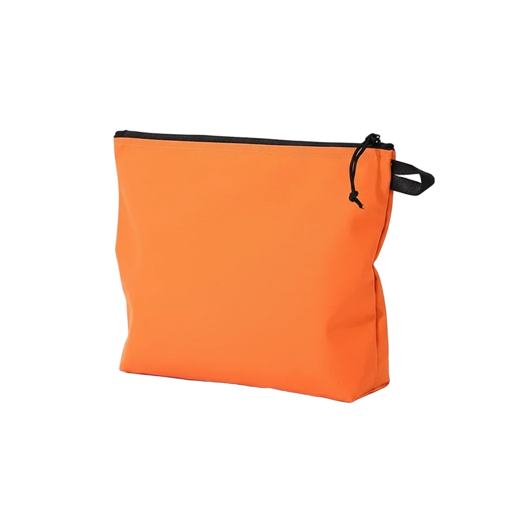 pochette de plage orange