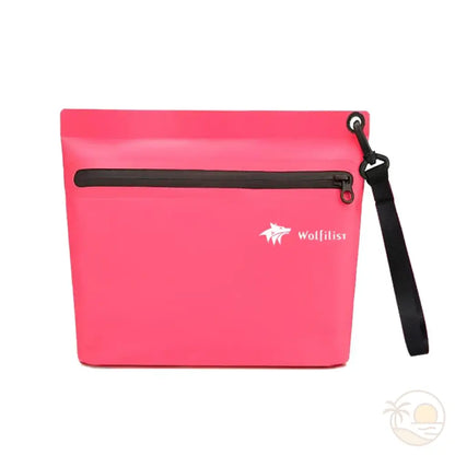 pochette hermetique plage rose