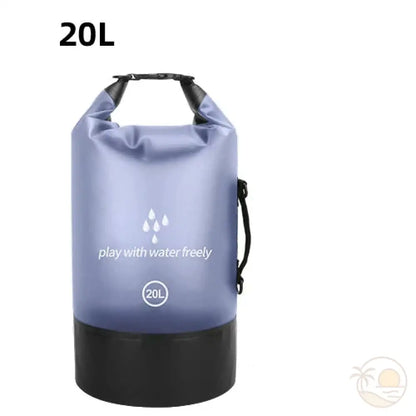 pochette plage etanche violet 20 L