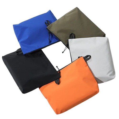 pochettes de plage bleu vert beige orange noir