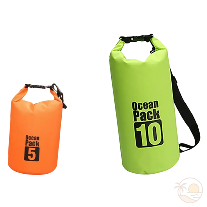 pochettes de plage orange vert