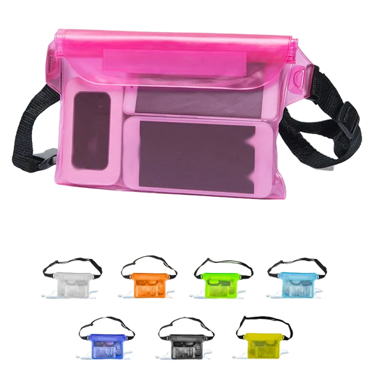 pochettes de plage transparentes rose blanc orange vert bleu noir jaune