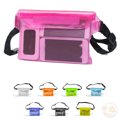 pochettes de plage transparentes rose blanc orange vert bleu noir jaune