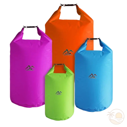 pochettes etanches plage vert violet orange bleu