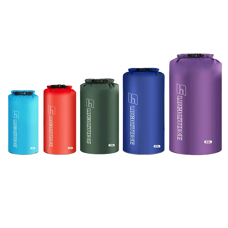 pochettes impermeables plage bleu rouge vert marine violet