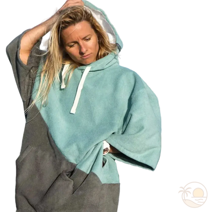 poncho de plage adulte femme