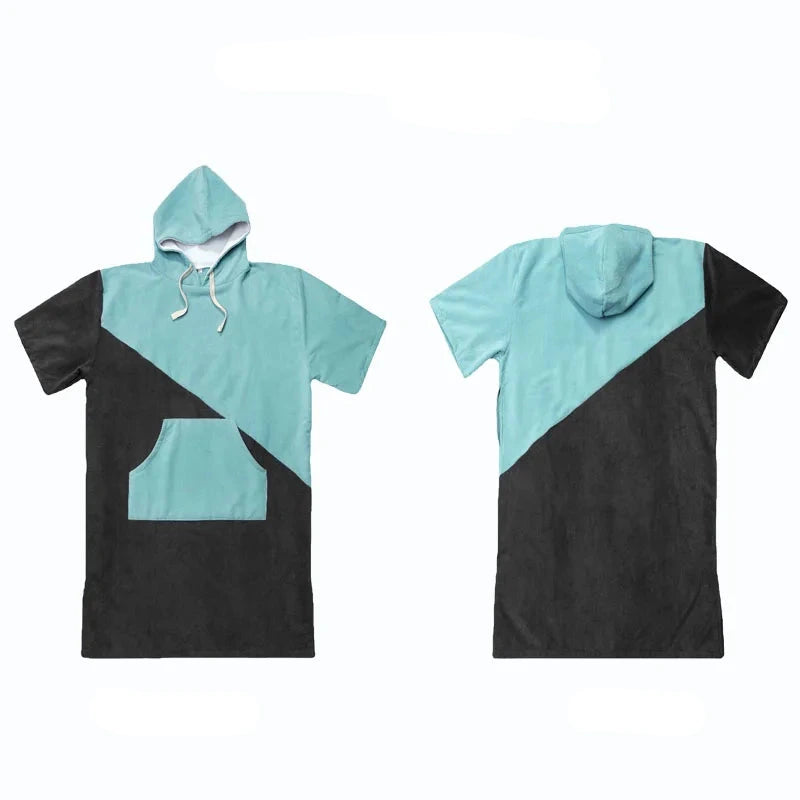 poncho de plage adulte recto verso