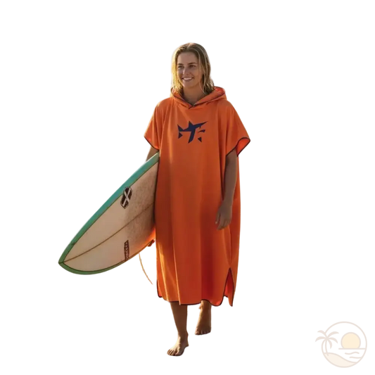 poncho de plage adulte surf femme planche