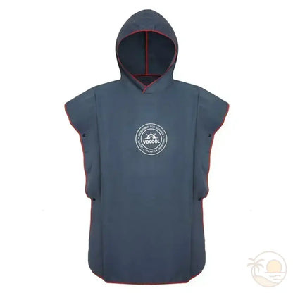 poncho de plage enfant bleu marine