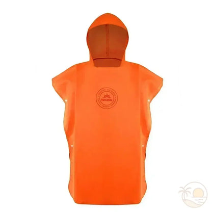 poncho de plage enfant orange