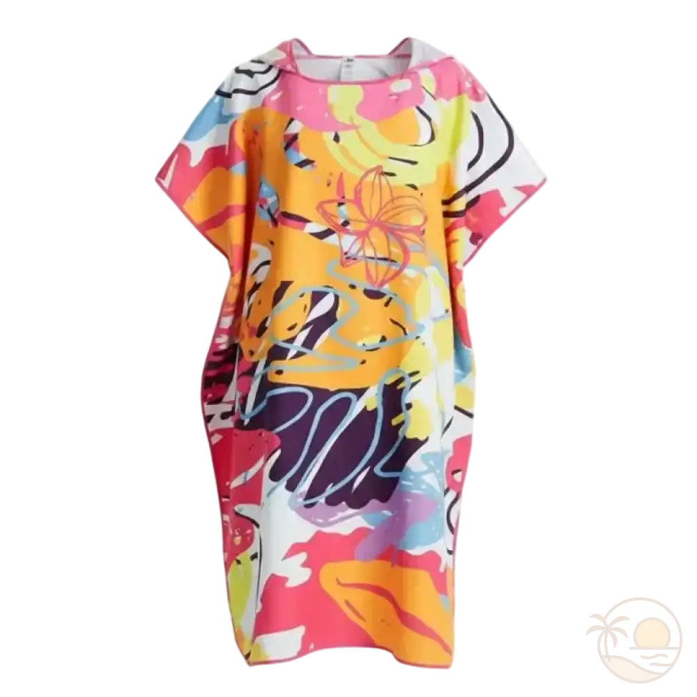 poncho de plage pour adulte couleurs