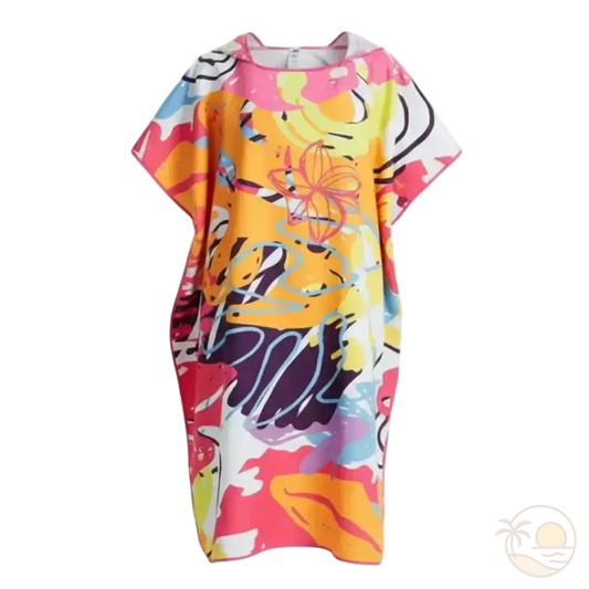 poncho de plage pour adulte couleurs