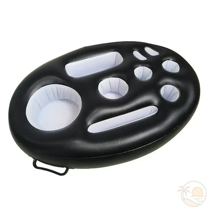 porte gobelet gonflable piscine noir