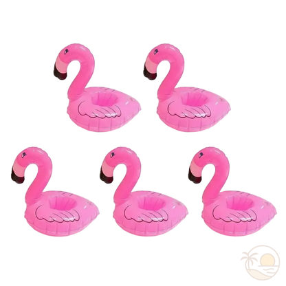 portes goblelet piscine flamant rose lot de cinq