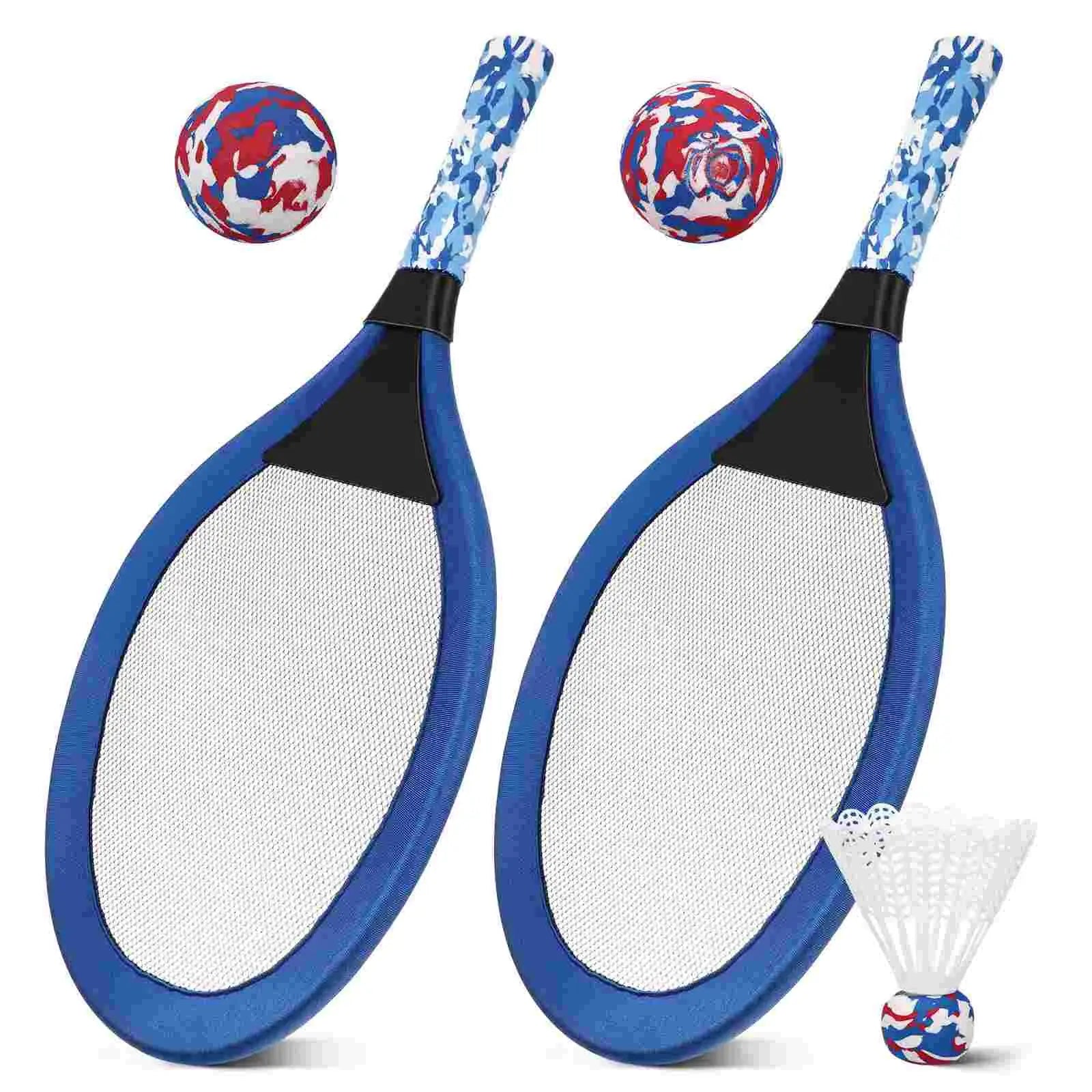 raquette de plage bleue 2