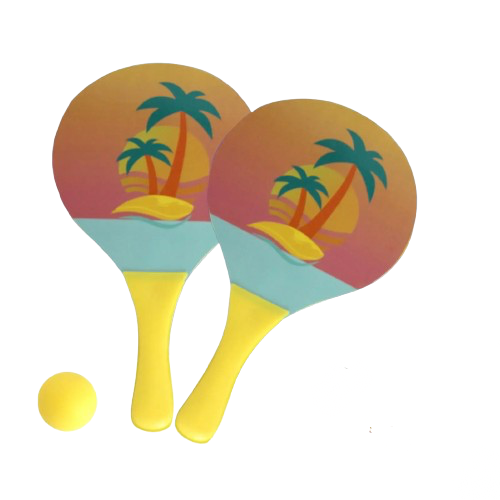 raquette de plage bois 1