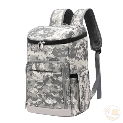 sac a dos isotherme camouflage gris
