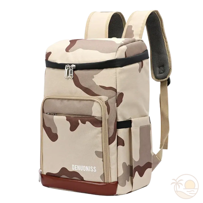 sac a dos isotherme camouflage marron
