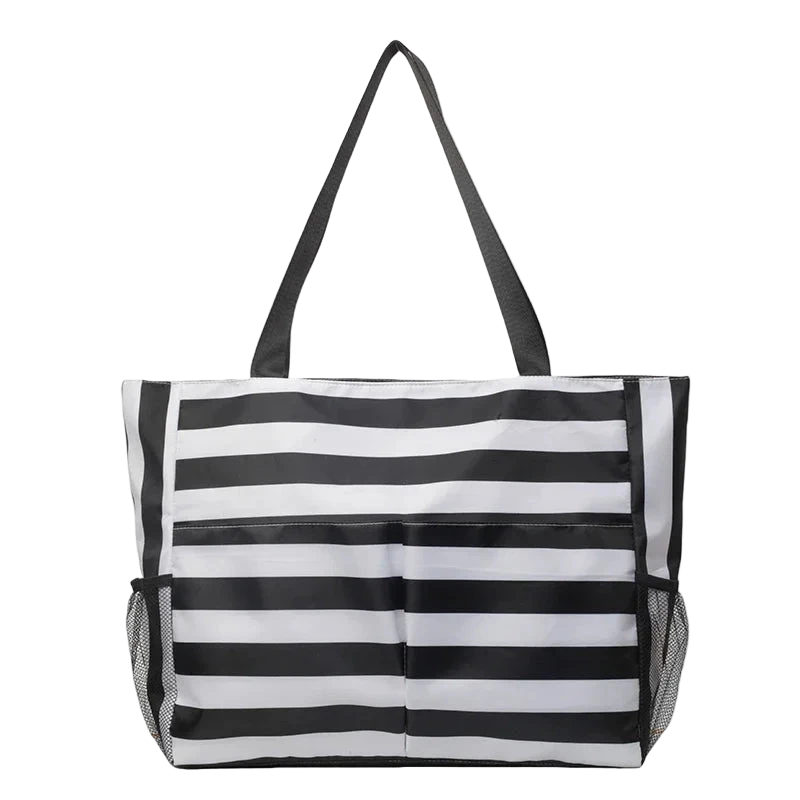sac cabas de plage noir