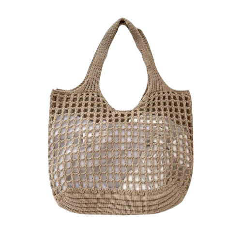 sac de plage boheme beige