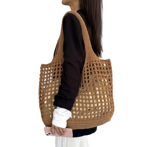 sac de plage boheme marron femme