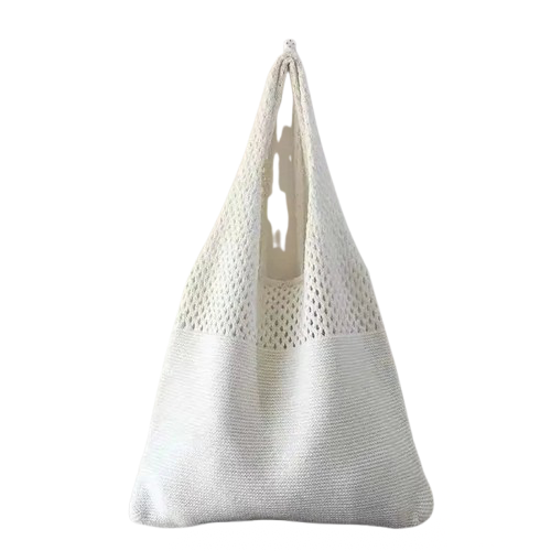 sac de plage crochet blanc