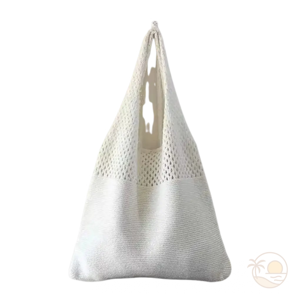 sac de plage crochet blanc