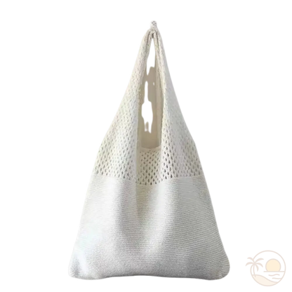 sac de plage crochet blanc