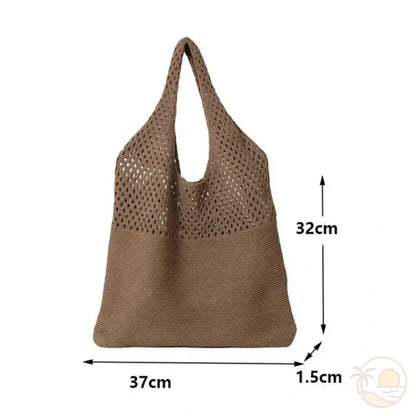 sac de plage crochet dimensions