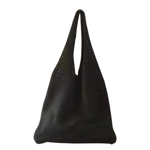 sac de plage crochet noir