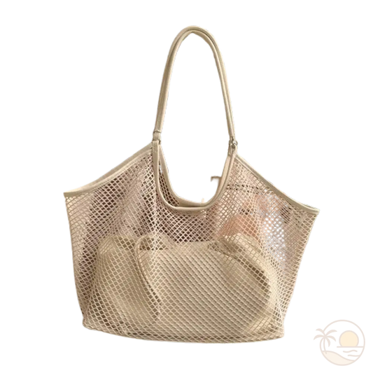 sac de plage en toile blanc 1