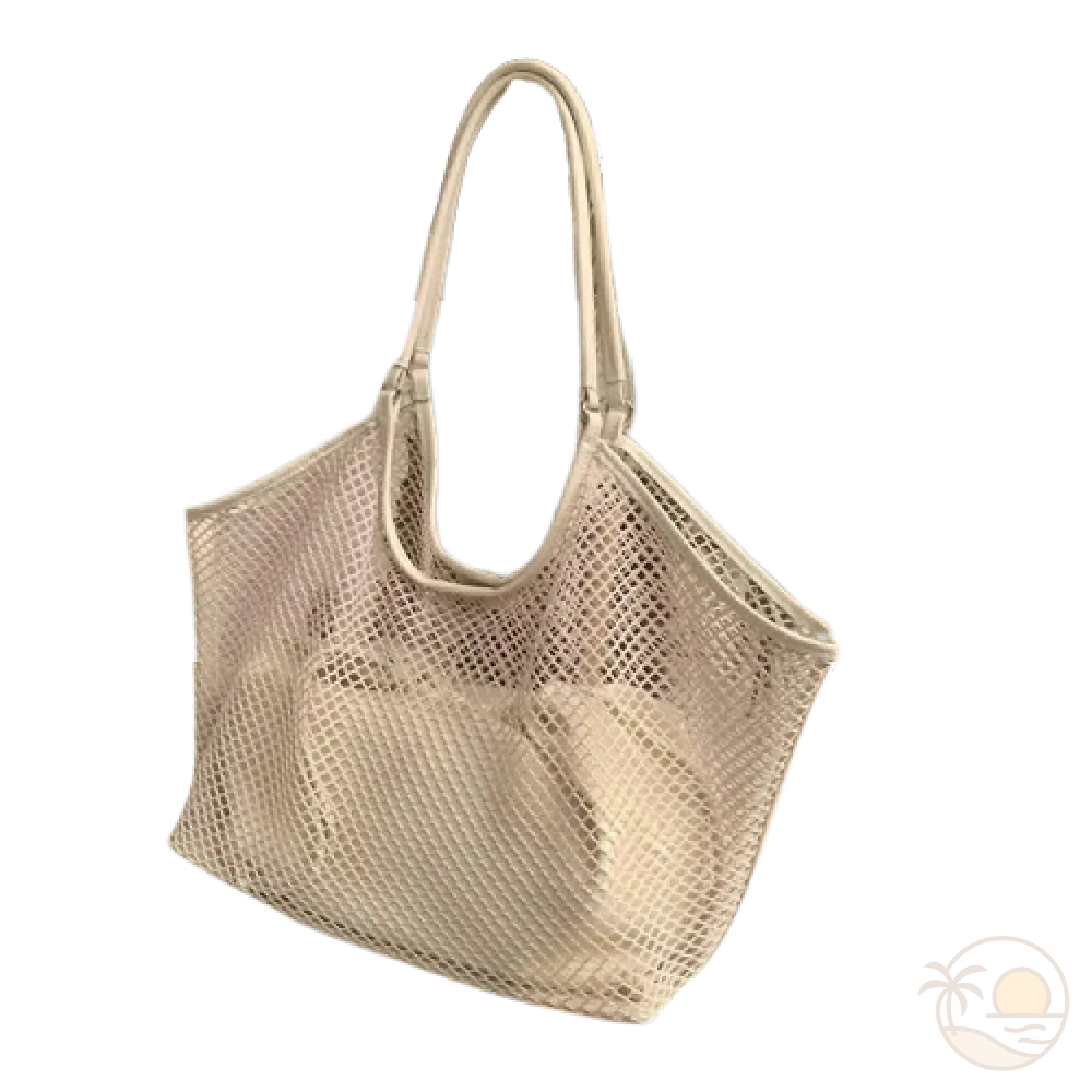 sac de plage en toile blanc 2