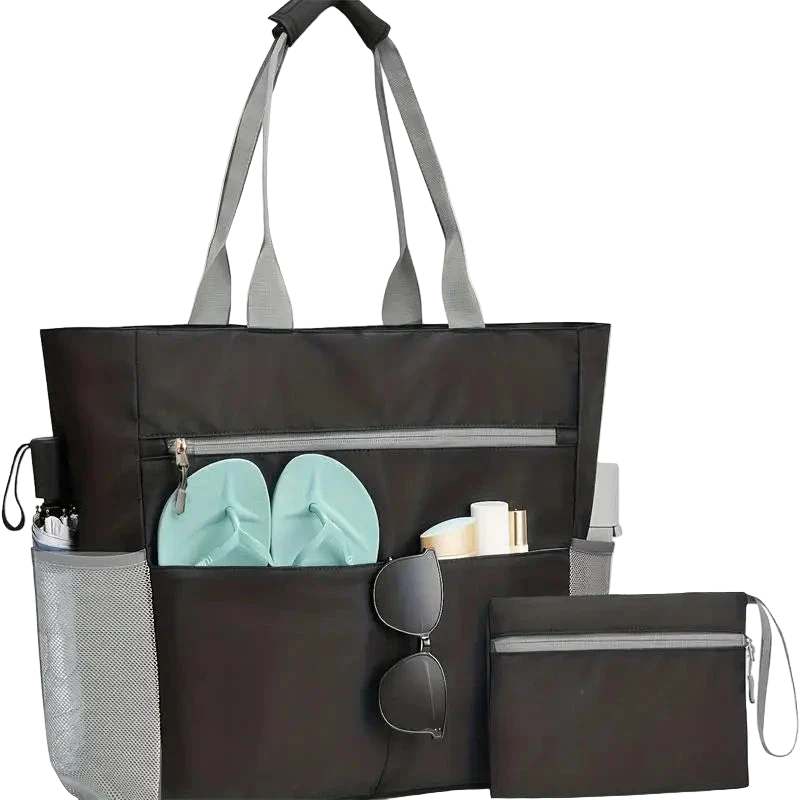 sac de plage impermeable noir