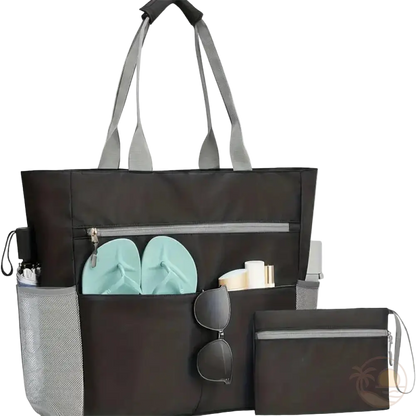 sac de plage impermeable noir