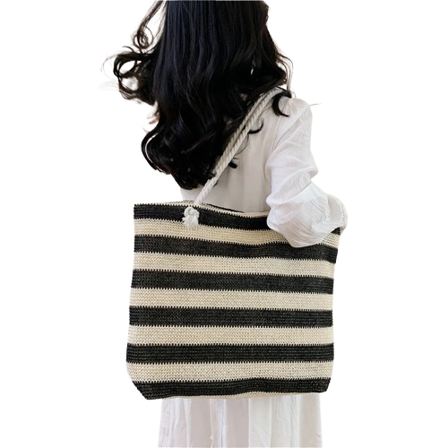 sac de plage noir femme