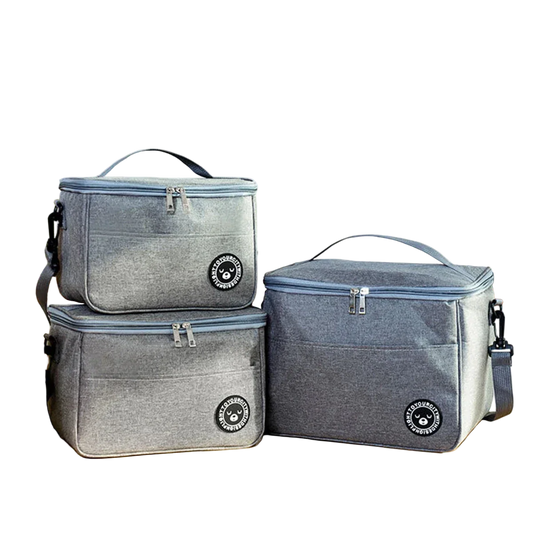 sac isotherme gris petit moyen grand