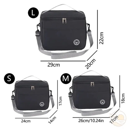 sac isotherme noir petit moyen grand dimensions