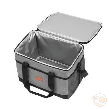 sac isotherme plage ouvert vide