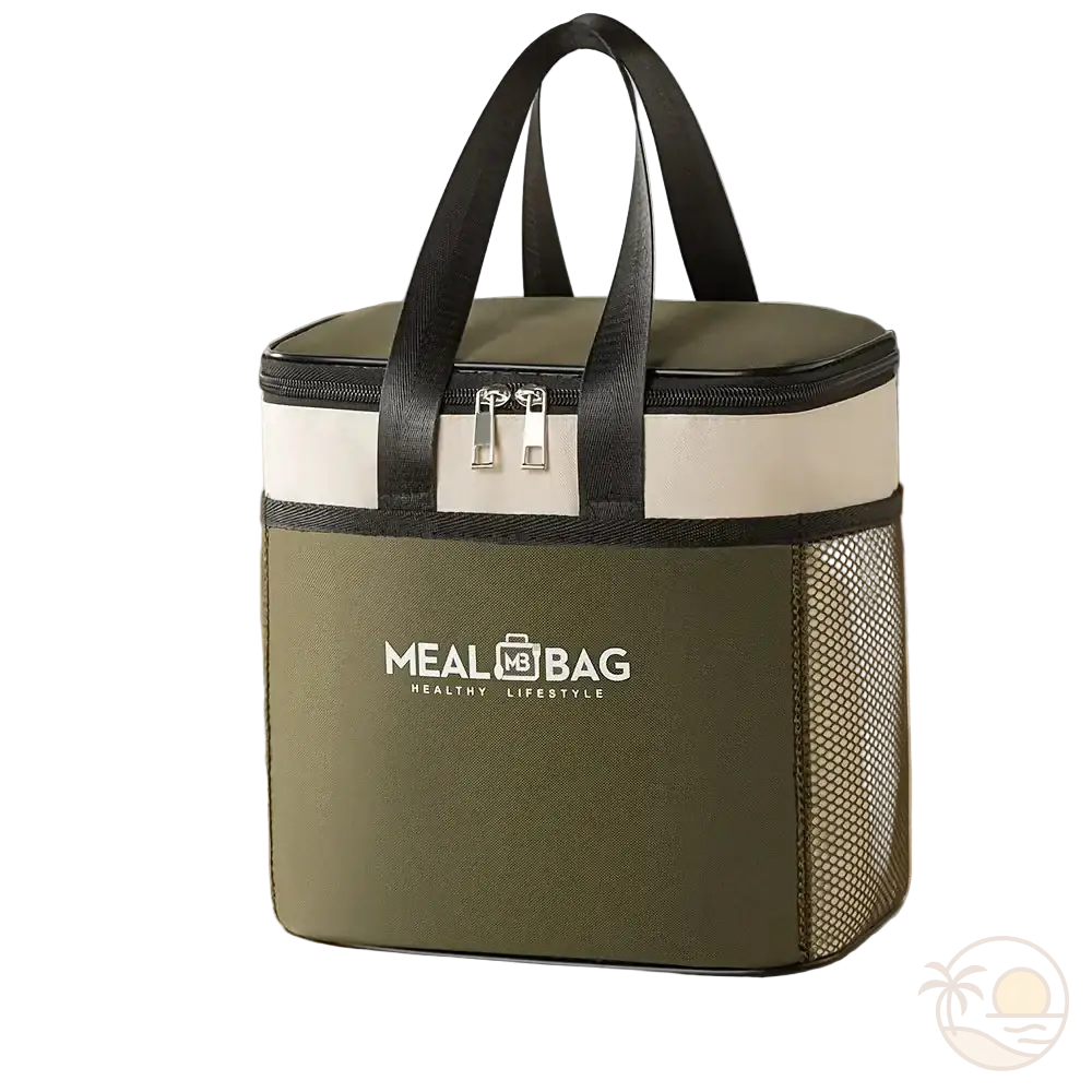 sac isotherme repas vert grande capacite