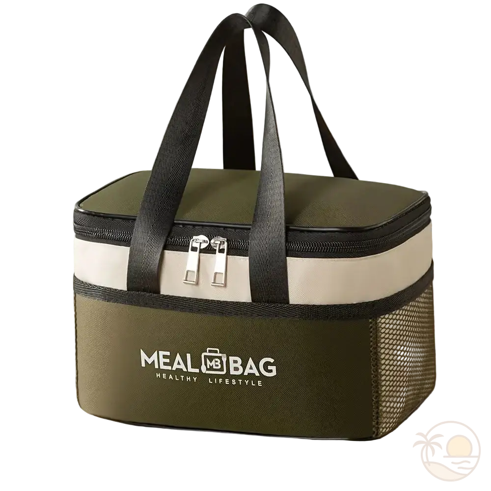 sac isotherme repas vert petite capacite