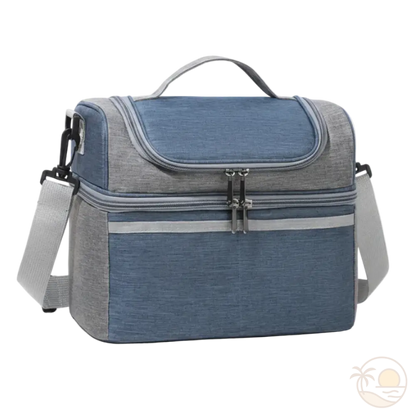 sac repas isotherme bleu