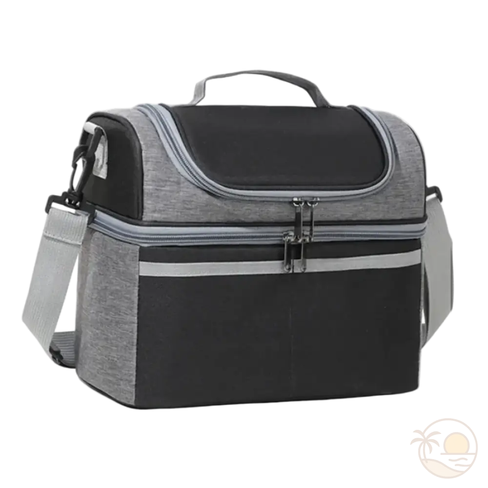 sac repas isotherme noir