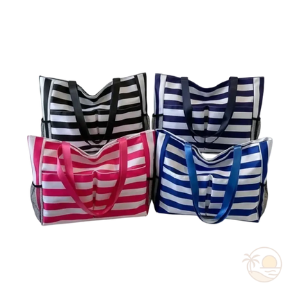 sacs cabas de plage noir bleu marine rose bleu