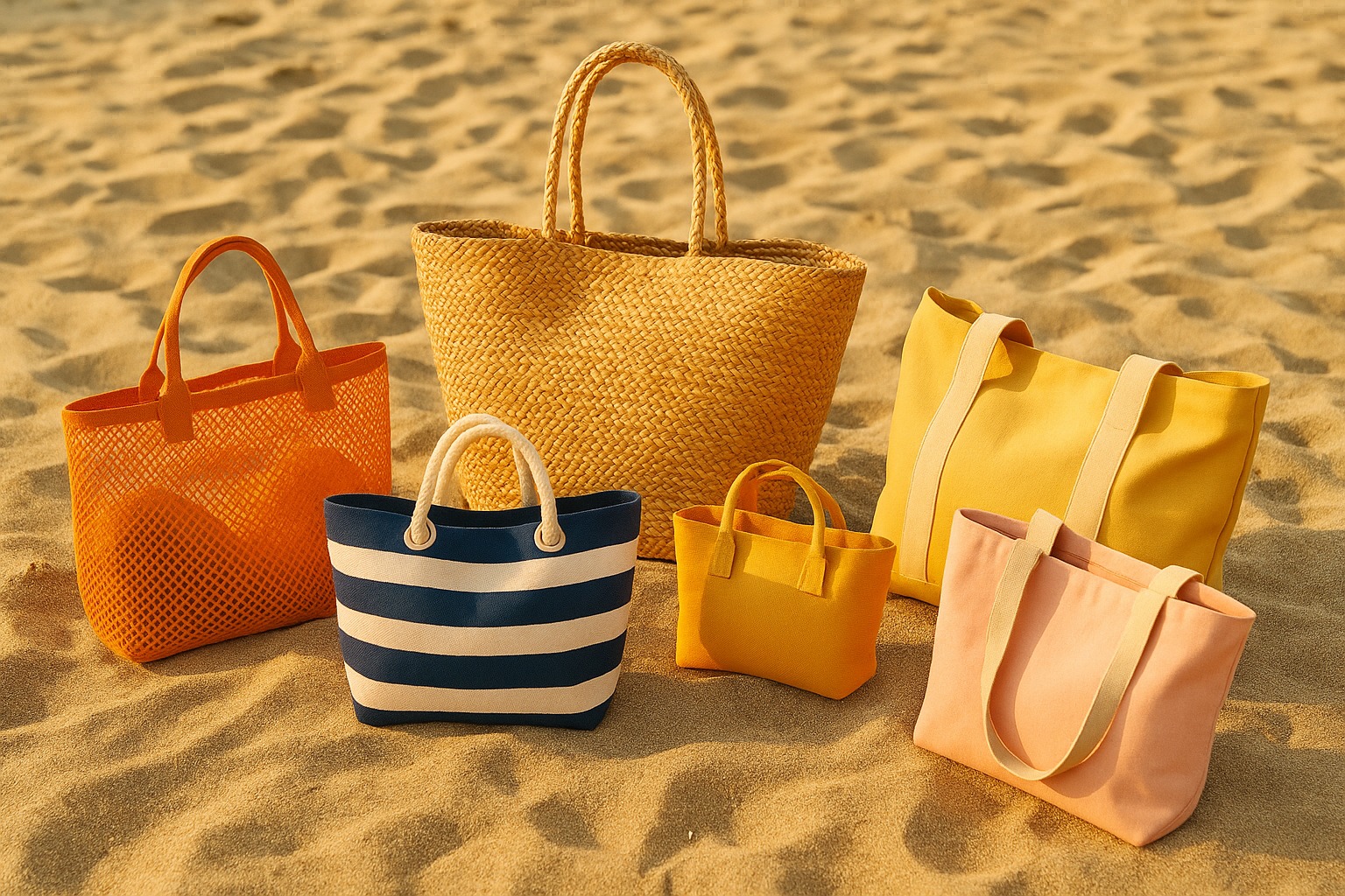 sacs de plage couleurs sable