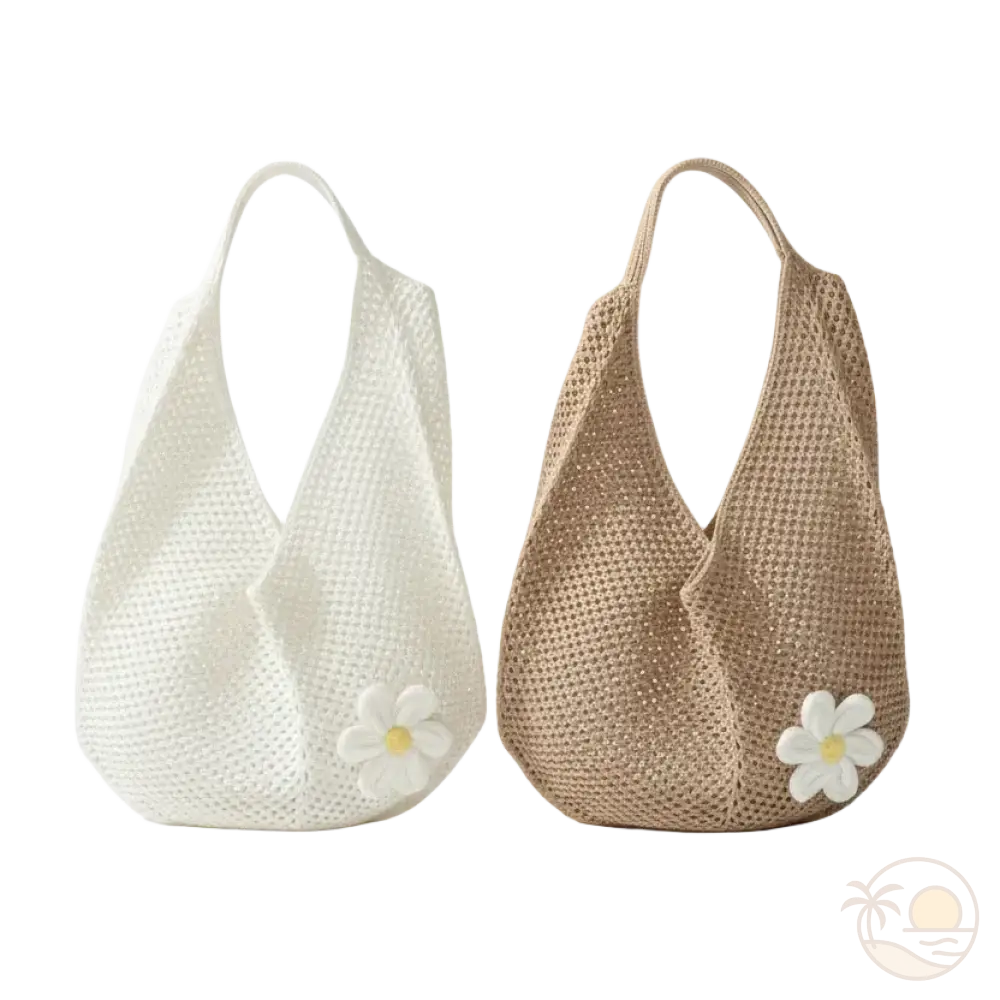 sacs de plage tissu blanc beige