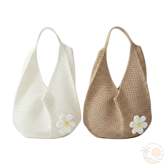 sacs de plage tissu blanc beige