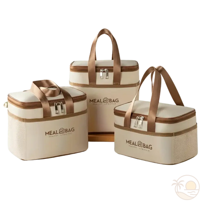 sacs isothermes repas beige