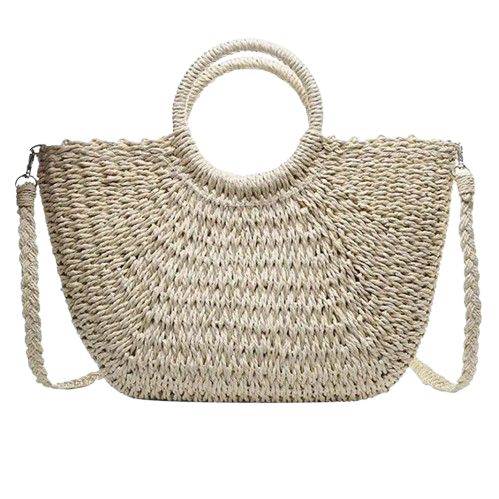 sacs panier de plage blanc